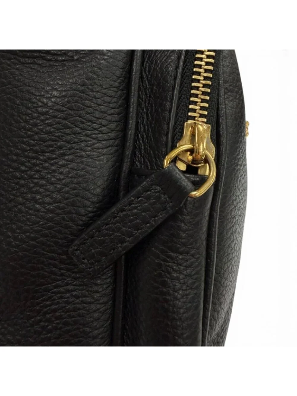 Versace Cowhide Medusa Leather Sling Bag Black Gold